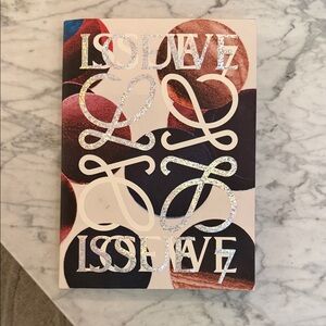 Loewe Monogram Art Print with Black and Gold Accents